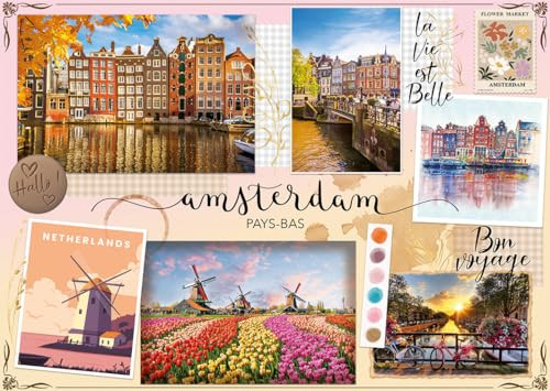 Nathan Puzzel 1500 stukjes Vakantie in Amsterdam Urban Collection