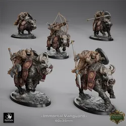 Pack Immortal Vanguard (60x35mm base) Set von Rescale Miniatures aus Unchained Dynasty