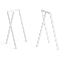 Loop Stand Tischbeine weiß 2 St.