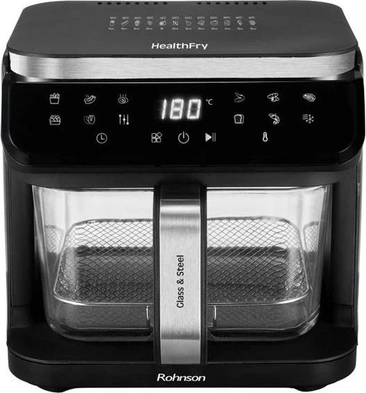 Rohnson R-2890 Glass & Steel HealthFry - 5,5 l
