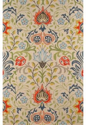 Momeni Newport Hand Tufted Wool Floral Area Rug.