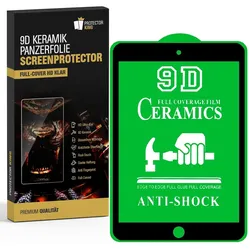 1x 9D Keramik für iPad Mini 2 FULL-COVER Panzerfolie Displayschutz Panzerschutz Schutzfolie Displayfolie Folie ANTI-SHOK ANTI-BRUCH-ANTI-STOß