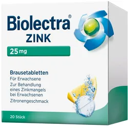 BIOLECTRA Zink Brausetabletten 20 St