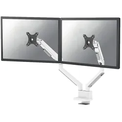 Neomounts Tischhalterung duo 100x100 9kg/17-32"/wei?/voll beweglich (Tisch, 32", 9 kg), Monitor Halterung, Weiss