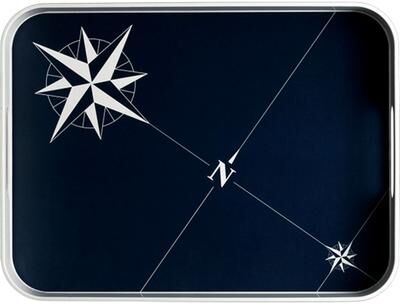 Marine Business "Northwind Rectangular Serving Tray - 15-3/4"" L x 11-7/8"" H x 2"" W"