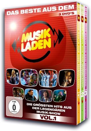 Various - Various Artists - Das beste aus dem Musikladen, Vol. 1 [3 DVDs] - Preis vom 09.10.2026 07:28:09 h