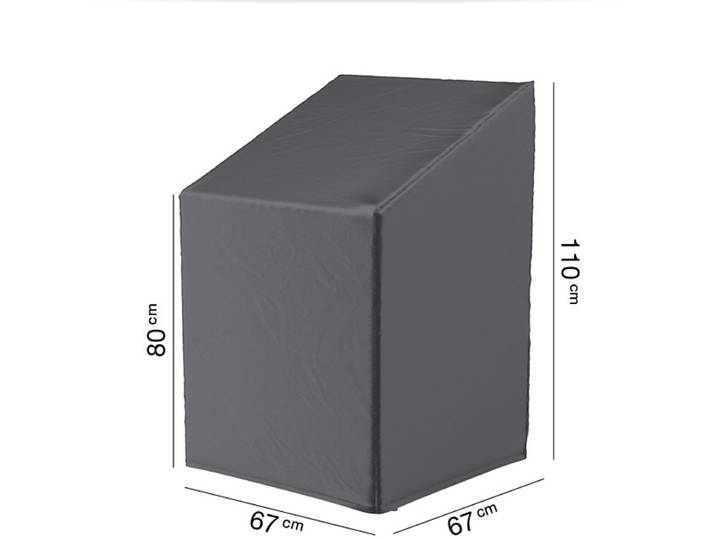 Platinum AeroCover - Tuinstoelhoes - 67x67xH80/110cm - Ademend - Waterproof - Hoge kleurechtheid