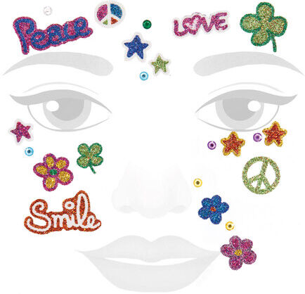 Face-Art Tattoo "Flower-Power"
