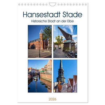 Hansestadt Stade - Historische Stadt an der Elbe (Wandkalender 2026 DIN A4 hoch), CALVENDO Monatskalender