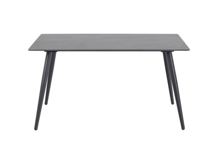 Mid.you Esstisch, Schwarz, Metall, Keramik, rechteckig, konisch, 80x75x140 cm, Esszimmer, Tische, Esstische, Esstische Keramik