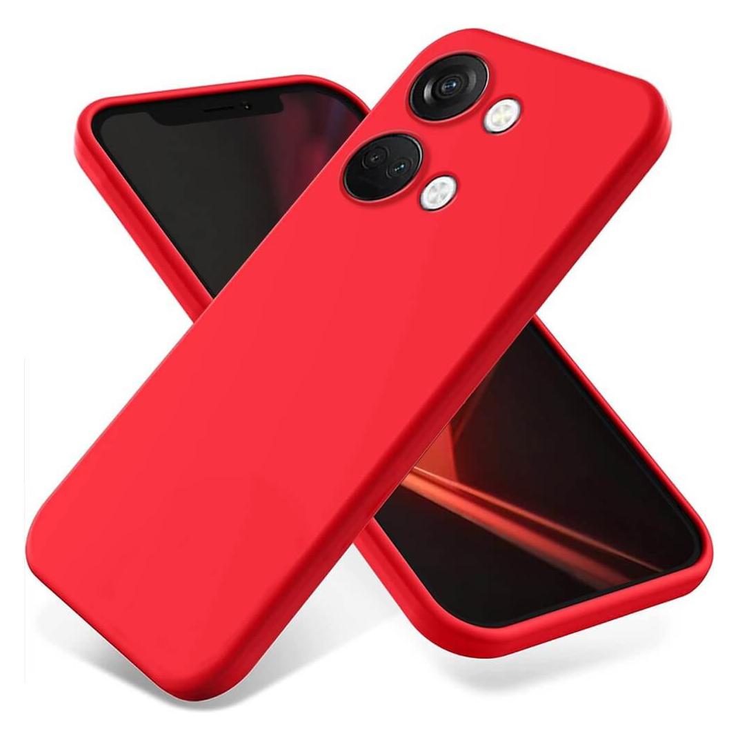 Cover-Discount OnePlus Nord 3 - Silikon Gummi Hülle rot (OnePlus Nord 3) (660152046B)