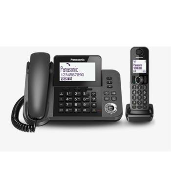 Panasonic KX-TGF310, DECT, Polyphonisch, Schwarz, Tisch/Bank, DAN, DUT, ENG, ESP, FIN, FRE, GRE, ITA, NOR, POR, SWE, TUR, 100 Eintragungen