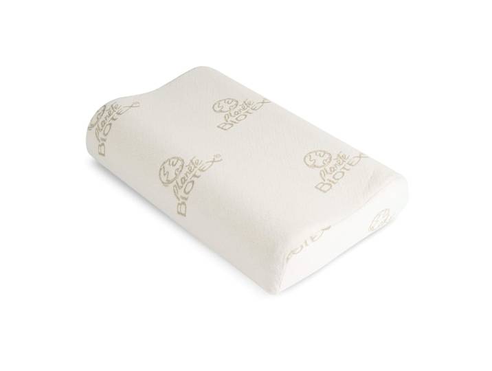 Oreiller ergonomique mousse mémoire blanc 40x60 cm