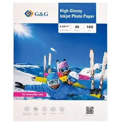 G&G Fotopapier »High Glossy Inkjet« A4 180 g/m2 20 Blatt