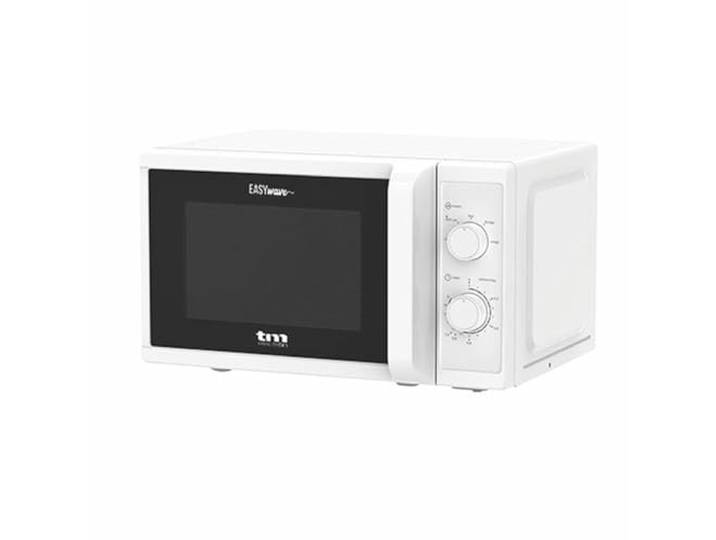 TM Electron TMPMW002WHT EASYWAVE Mikrowelle, 20 Liter, 700 W, 5 Leistungsstufen, Auftaufunktion und 35 Minuten Timer, Weiß