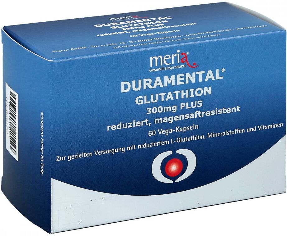 Duramental Glutathion 300 mg Plus magensaftresistent Kapsel (n) 60stk