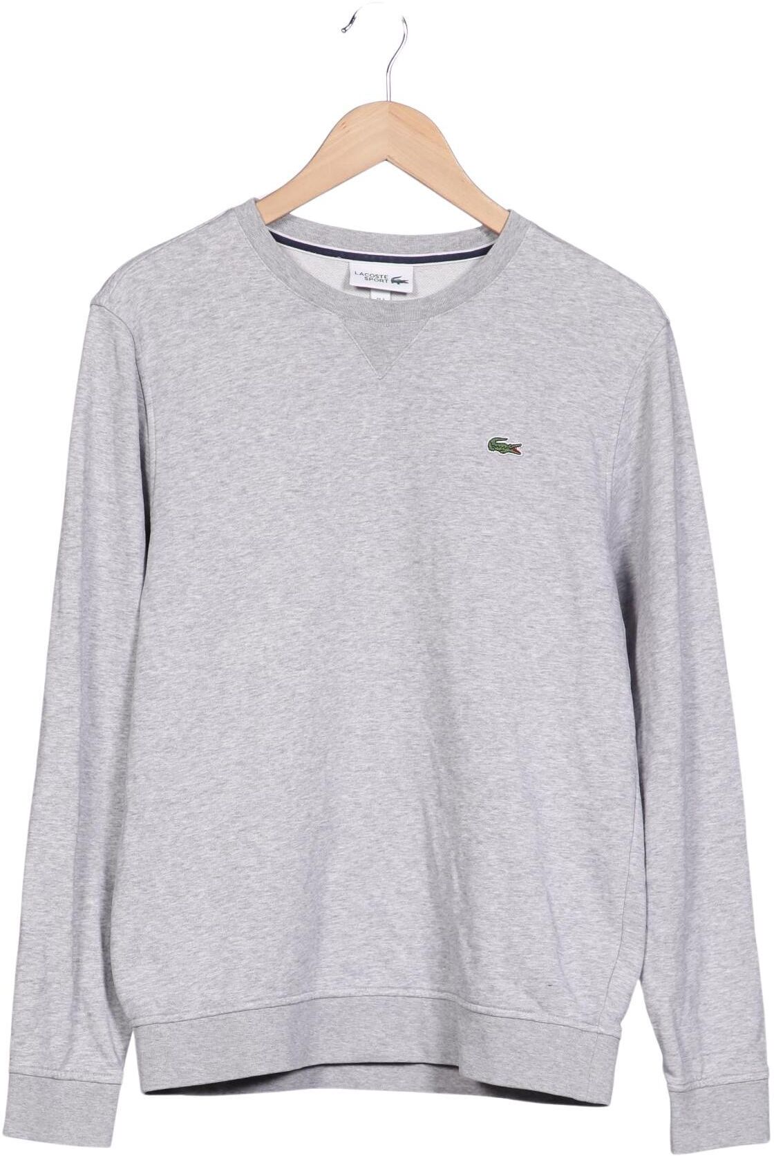 Lacoste Sport Herren Sweater, Grau, Gr. S, Baumwolle / Elasthan - Second Hand