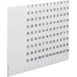 Hager Beschriftungsbögen,uniZ ZZ90C (VE10)