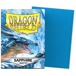 Dragon Shield: Sapphire - Matte Sleeves - Standard Size