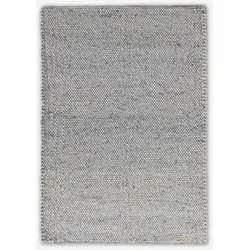Handwebteppich Berger VII 200 x 300 cm Mischgewebe White