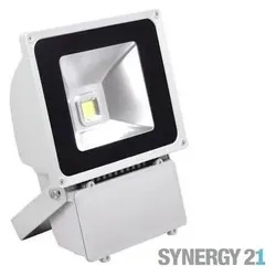 Synergy 21, Gartenbeleuchtung, LED Outdoor Objektstrahler 80W graues Gehäuse - kaltweiss V3 (IP65)