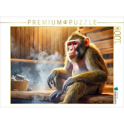 CALVENDO Puzzle Affenhitze | 1000 Teile Lege-Größe 64x48cm Foto-Puzzle für glückliche Stunden