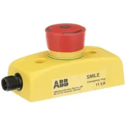 ABB Smile 11 EA Not-Aus-Schalter Rechteckig, Gelb, Schalter + Taster, Gelb, Rot