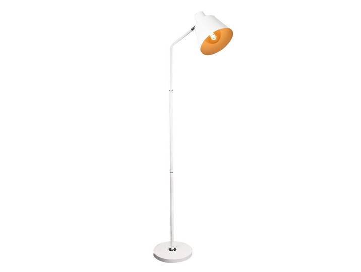 Nettlife Stehleuchte Merle 25/20/143 cm, Weiß, Metall, E27, 15x166x22 cm, Lampen & Leuchten, Innenbeleuchtung, Stehlampen