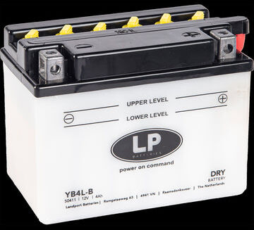 Landport Batteria Per Moto Modello YB4L-B Con Tecnologia Robusta al Piombo Acido