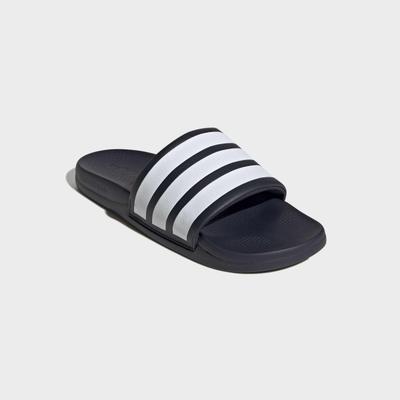 Badesandale ADIDAS SPORTSWEAR "ADILETTE COMFORT 2.0 BADESCHLAPPEN", Damen, Gr. 47, legend ink, ftwr weiß, legend ink, Synthetik, Schuhe, Badelatschen