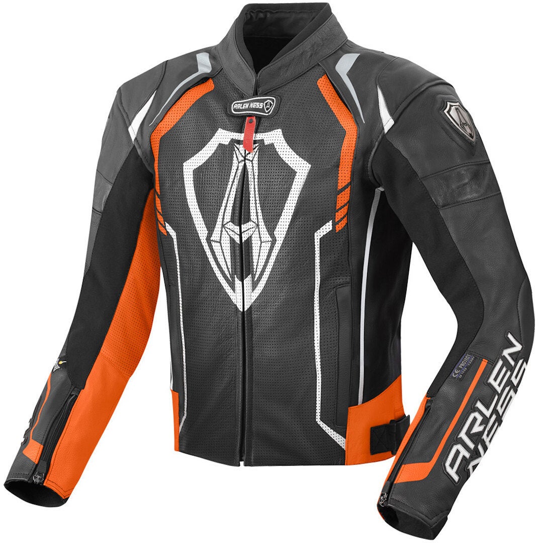 Arlen Ness Track Motorrad Lederjacke LJ-9138-AN-18-52