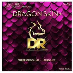 DR Strings Dragon Skin + Quantum Nickel Coated Light .009-.042 - Saiten E-Gitarre