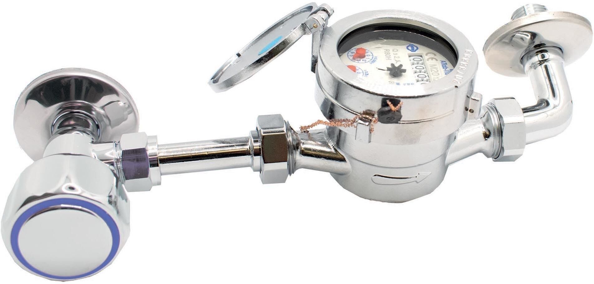 Tecnomat CONTATORE ACQUA FREDDA GIOANOLA DOMUS 1/2'' CROMO RULLO BAGNATO