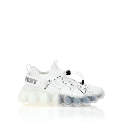 Sneaker PLEIN SPORT "Tiger", Damen, Gr. 41, Normalschaft, weiß (01, weiß), Schuhe Sneaker