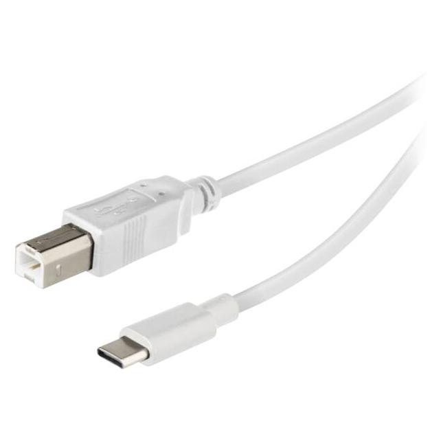 Vivanco Kabel (1.80 m, USB 2.0) (VVITCABUSBBTYCM180K)