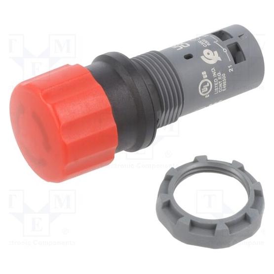 ABB Compact Not-Aus-Schalter, Rot 1 Öffner Drehfre (1SFA619500R1041 CE3T-10R-01)