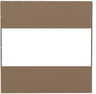 Domi Outdoor Living Domi Heavy-Duty Waterproof Clear PVC Curtain for Outdoor Gazebos and Patios