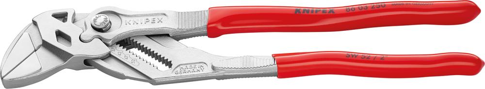 KNIPEX Zangenschlüssel, Kopf verchromt, Griffe mit Kunststoffhüllen