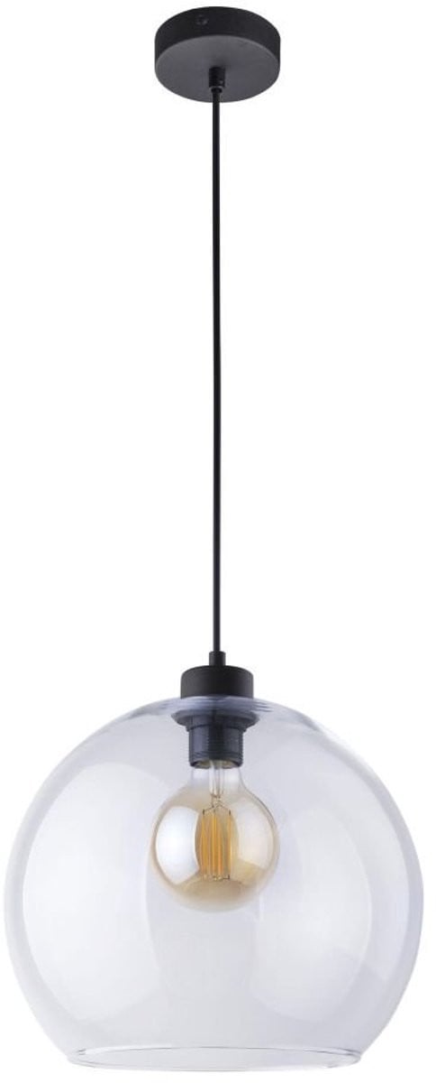 TK Lighting CUBUS 2076 Hanglamp - Modern Zwart Glas