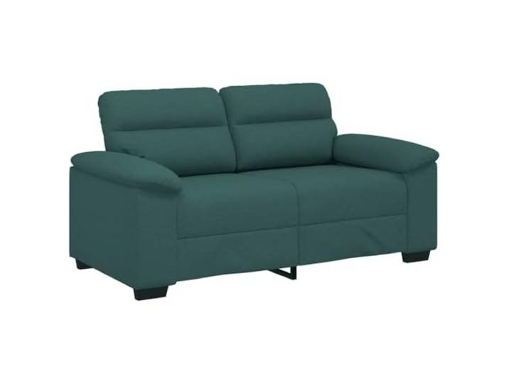 Todiikf 2-Sitzer Sofa Dunkelgrün Polstersofa Stoff 160x81x84 cm Bequeme Couch mit breiten Armlehnen und weicher Schaumstoff-Polsterung. Ideal fürs Wohnzimmer, Büro oder Gästezimmer.