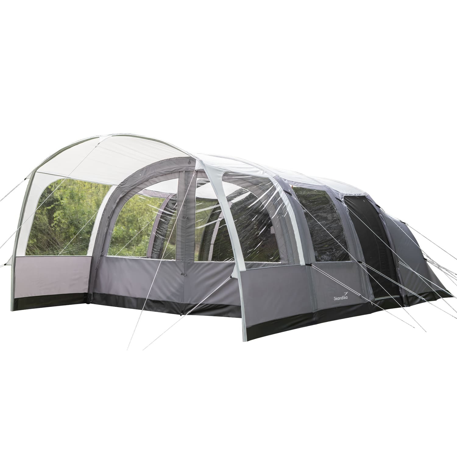 Skandika aufblasbares Zelt Timola 6 Air Protect | Luftzelt, Familienzelt, 6 Personen Zelt, wasserdicht, 5000 mm Wassersäule, 210 cm Stehhöhe, Canopy