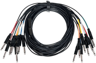 pro snake Multicore 8-way TS 3 m Schwarz
