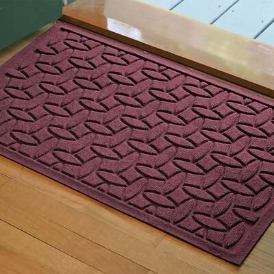 Bungalow Dba Matterly Ellipse Doormat 35 x 23, 35 x 23, Burgundy