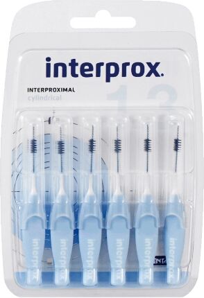 Interprox Cylindrical 6 Scovolini Cilindrici Azzurri