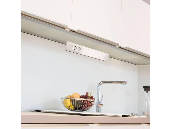LED meubelverlichting Melo Plug dico, wit, wit / opaal, Kunststof, Modern, kastverlichting
