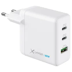 XLAYER 65W USB-A, 2x USB-C Ladegerät, weiß