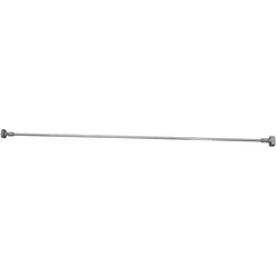 Dusbad Wandanschluss-Set - Stabilisator für Duschkabine/ Duschabtrennung Glas/Wand 1200mm, chrom