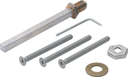 HOPPE Befestigungsset für Schutz-Wechselgarnituren ES1/ES2 (Knopf/Griff), VK 8 mm 3692954