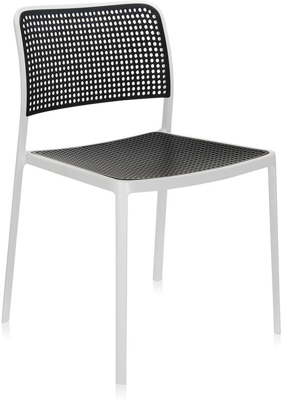 Kartell Audrey Stuhl (weiß / schwarz) weiß / schwarz