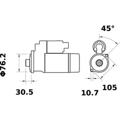 Starter MAHLE MS 252